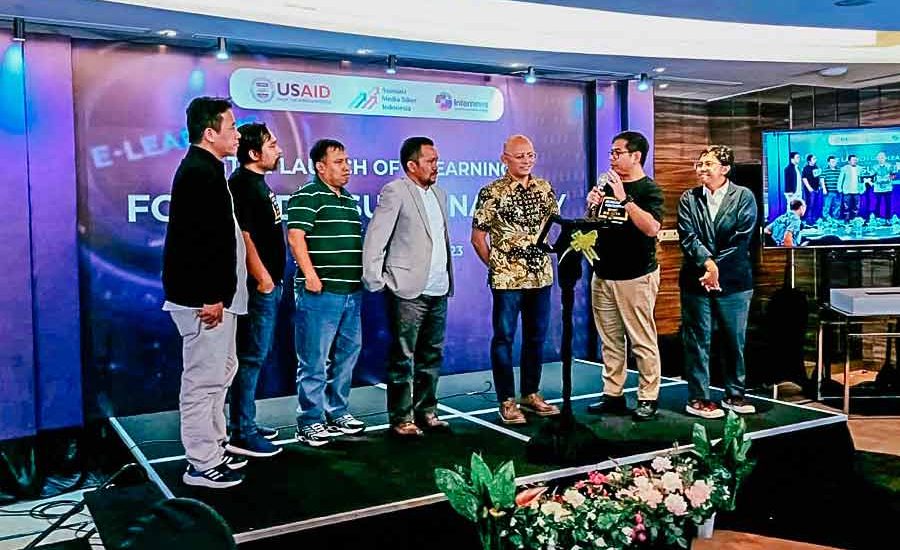 Peluncuran microsite e-Learning Media For Sustainability atau pembelajaran secara daring manajemen dan pengelolaan untuk keberkelanjutan media siber di Hotel Ashley Wahid Hasyim. Acara ini diikuti anggota AMSI di 27 wilayah di Indonesia melalui platform Zoom.
